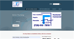 Desktop Screenshot of betterplumbingdenver.com